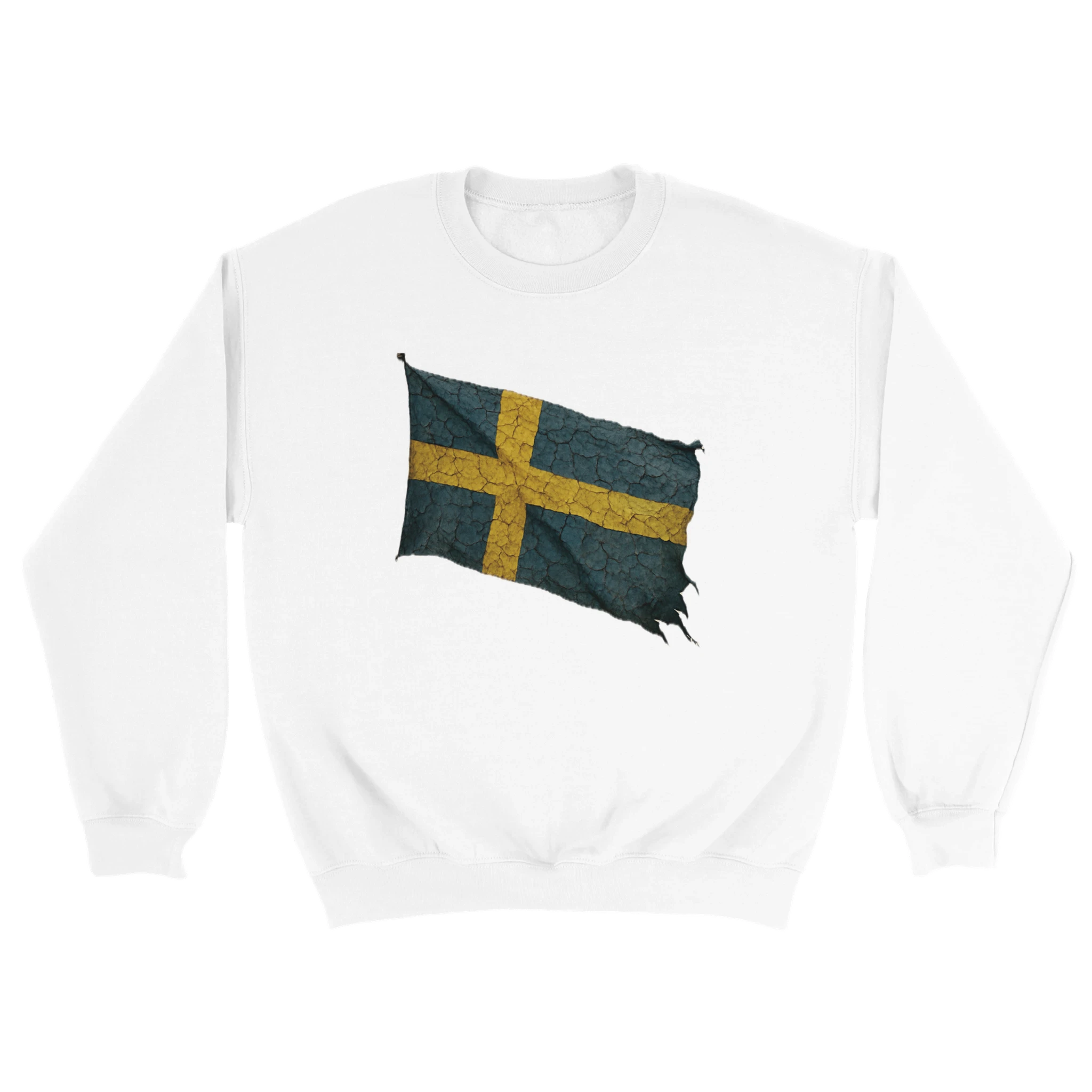 Classic Unisex Crewneck Sweatshirt | Gildan® 18000 White