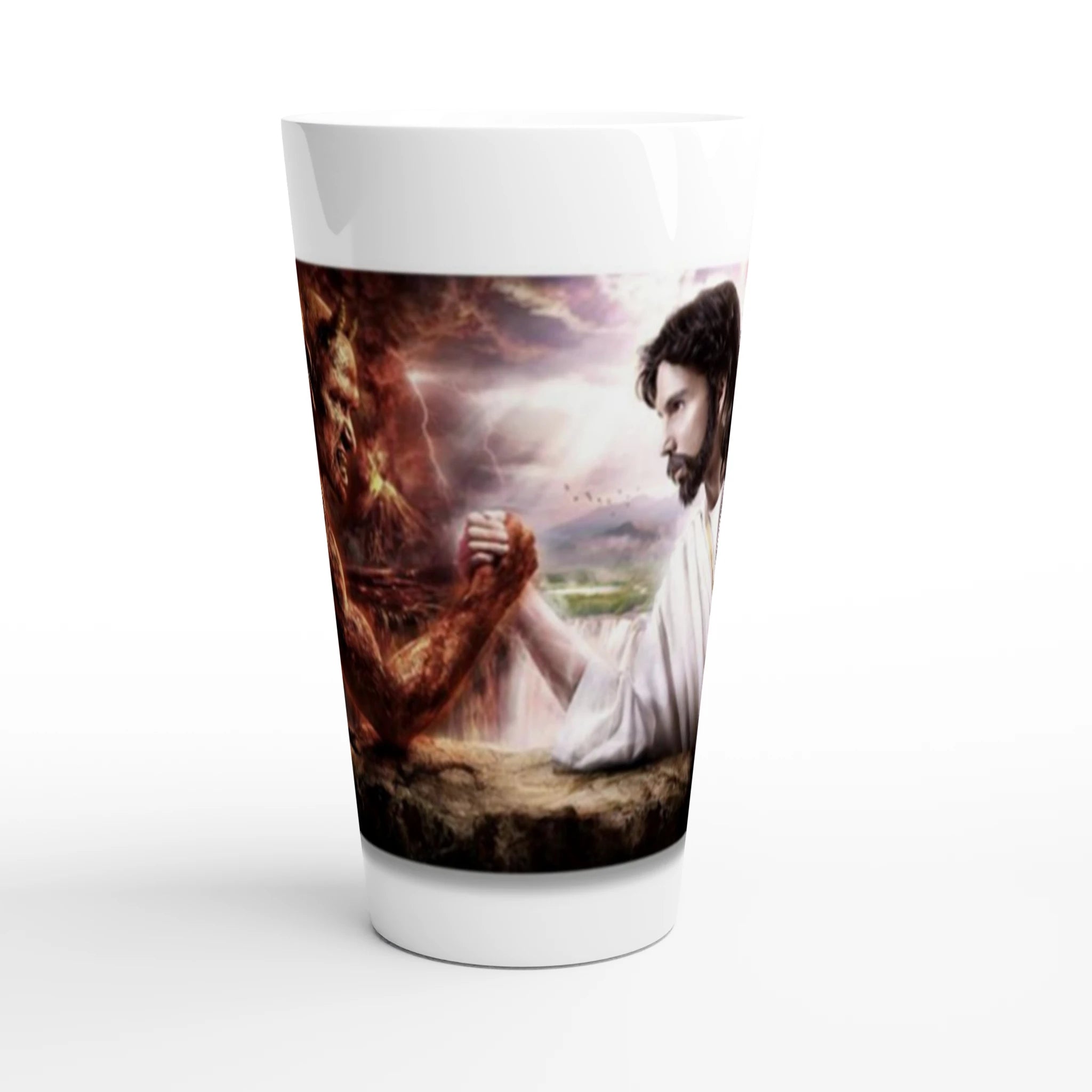 White Latte 17oz Ceramic Mug