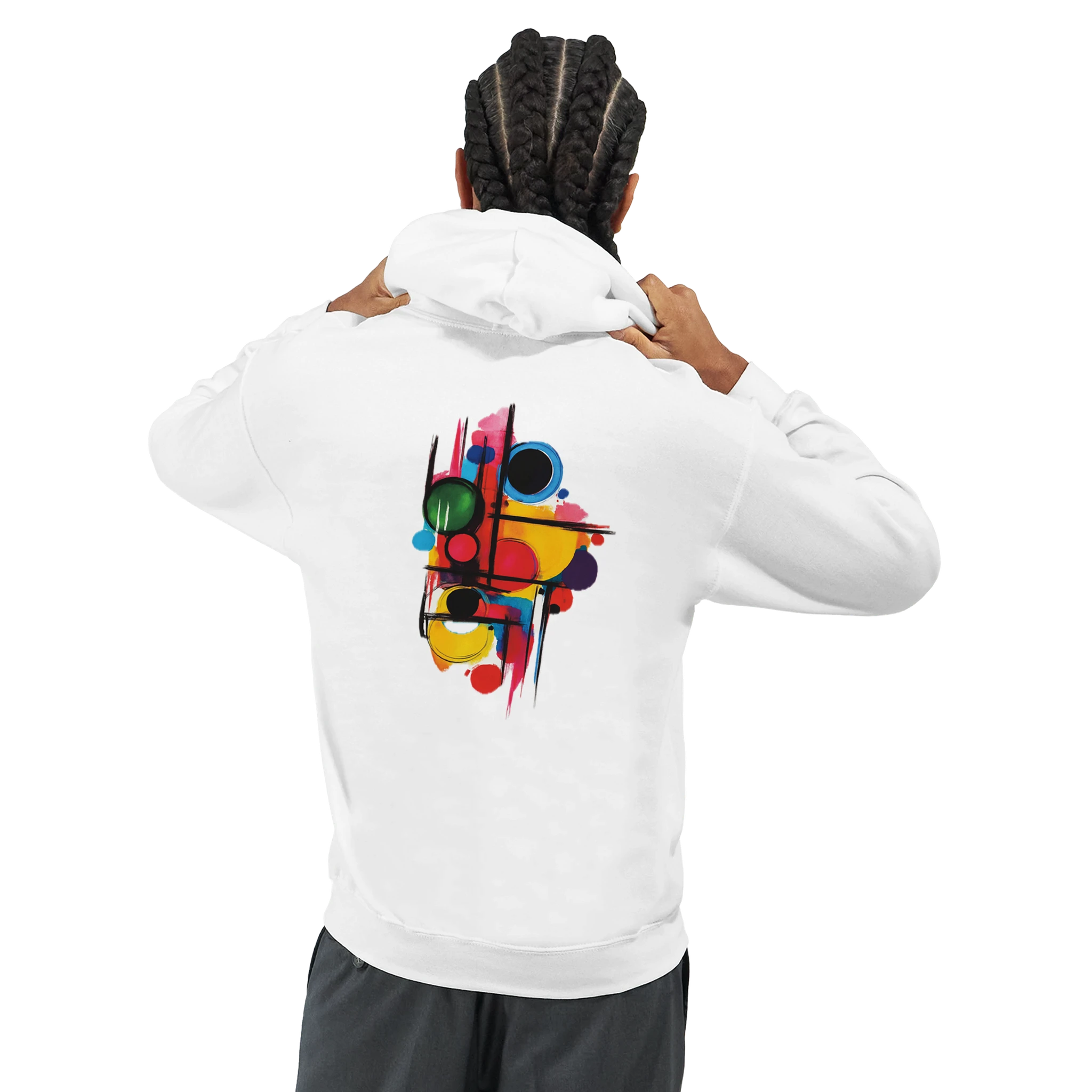 Classic White Heavy Blend Hoodie – Comfortable & Stylish Design
