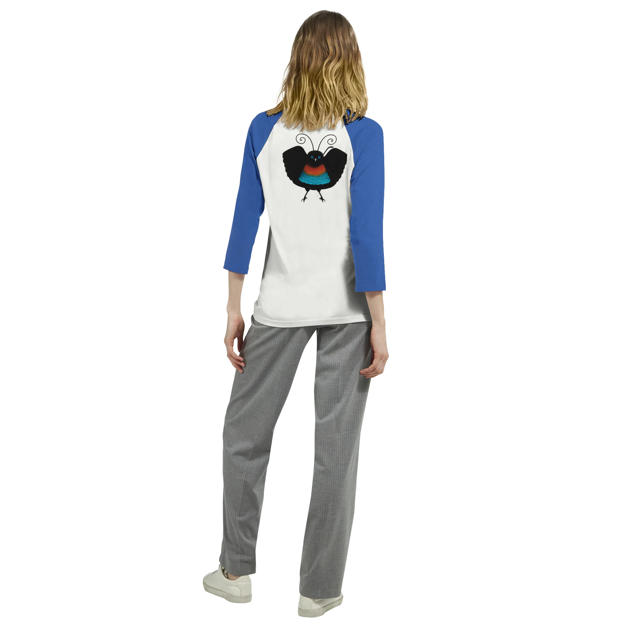 Unisex 3/4 sleeve Raglan T-shirt