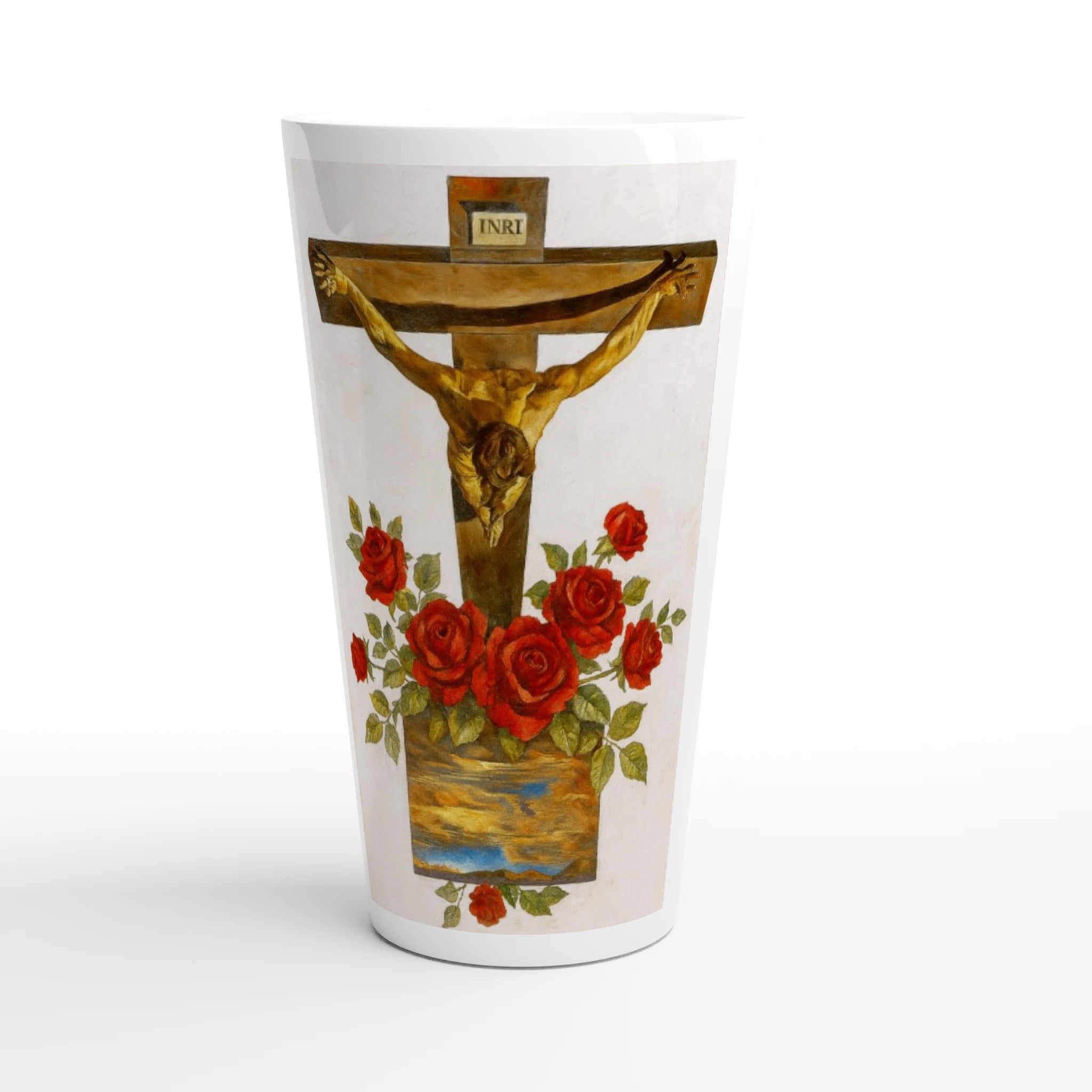 White Latte 17oz Ceramic Mug