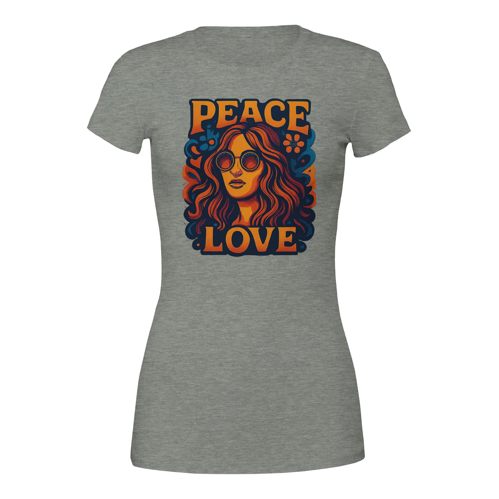 Premium Womens Crewneck T-shirt | Bella + Canvas 6004 Athletic Heather