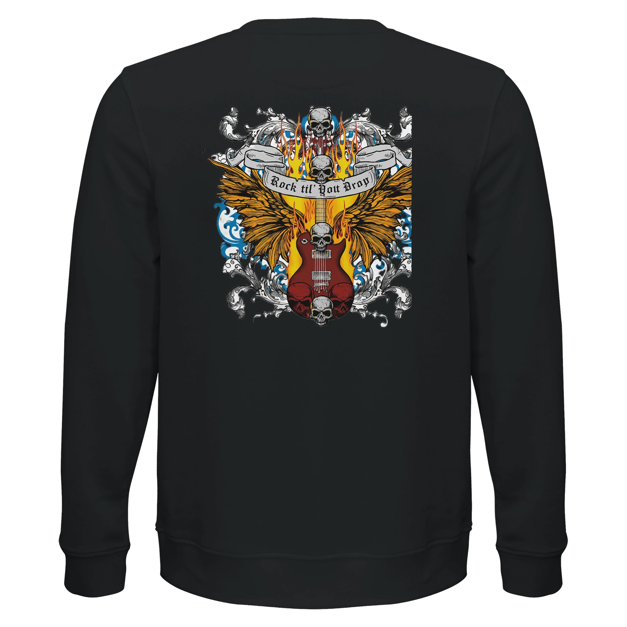 Organic Unisex Crewneck Sweatshirt | SOL'S Comet 03574 Black