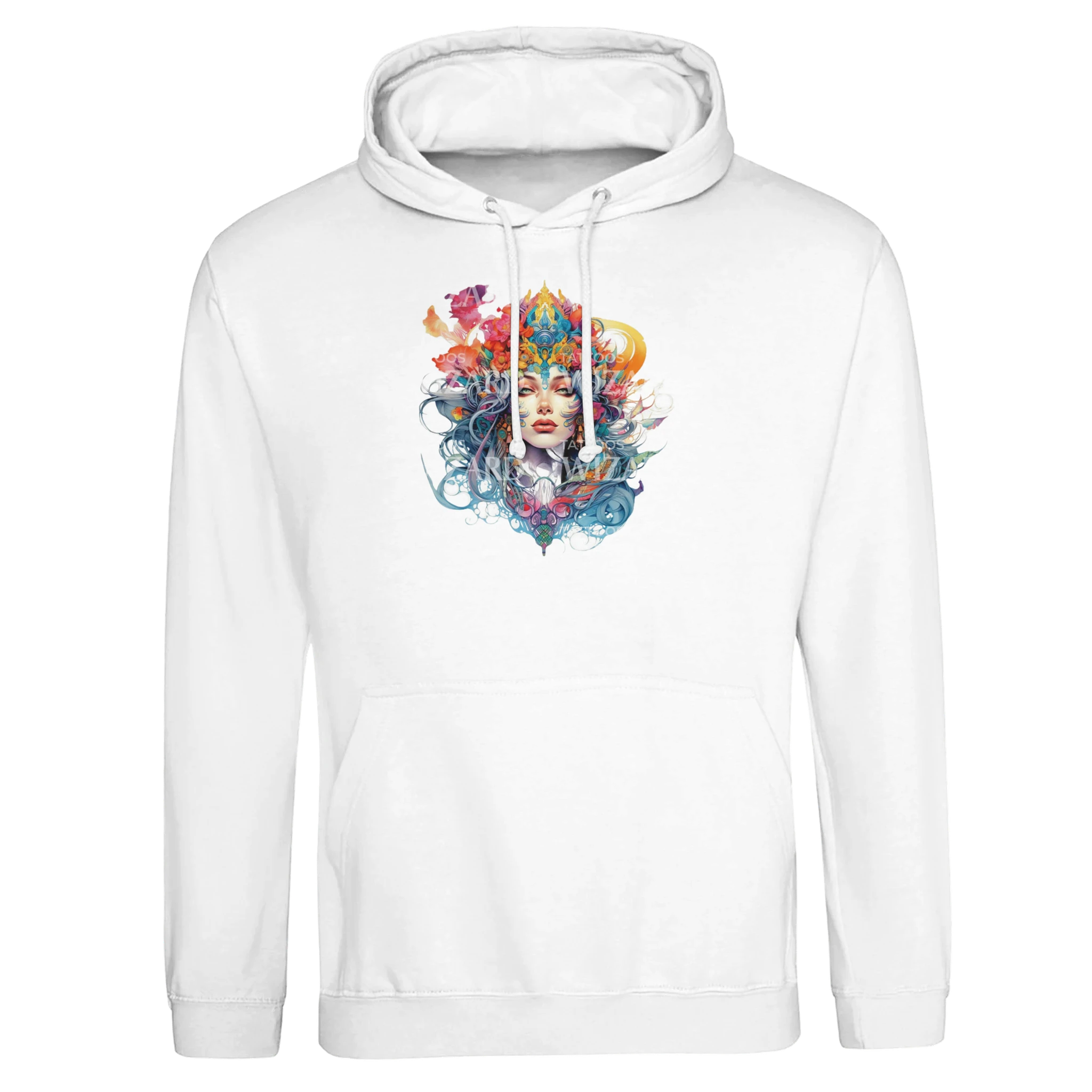 Premium Unisex Pullover Hoodie | JustHoods JH001  Arctic White